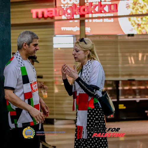 Race photo from WALK FOR PALESTINE