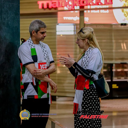 Race photo from WALK FOR PALESTINE