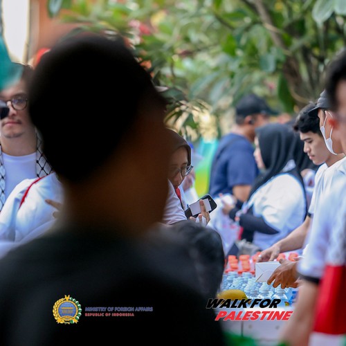 Race photo from WALK FOR PALESTINE
