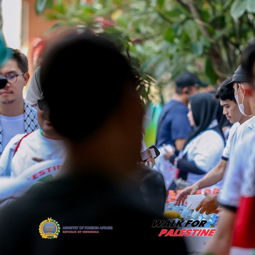 Race photo from WALK FOR PALESTINE