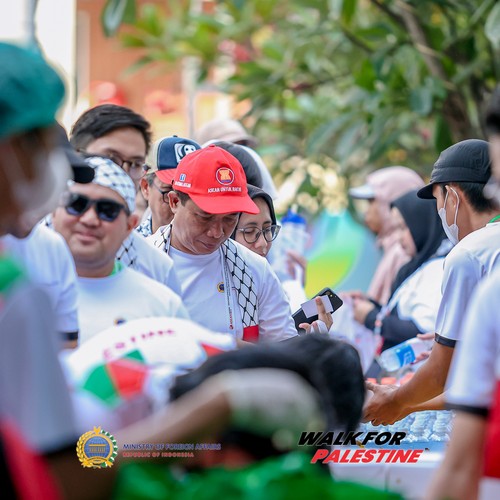 Race photo from WALK FOR PALESTINE