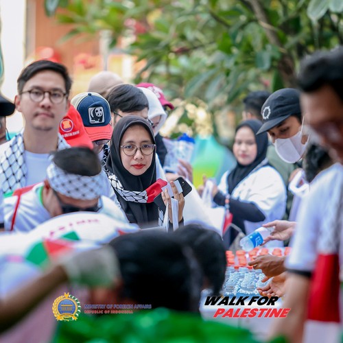Race photo from WALK FOR PALESTINE