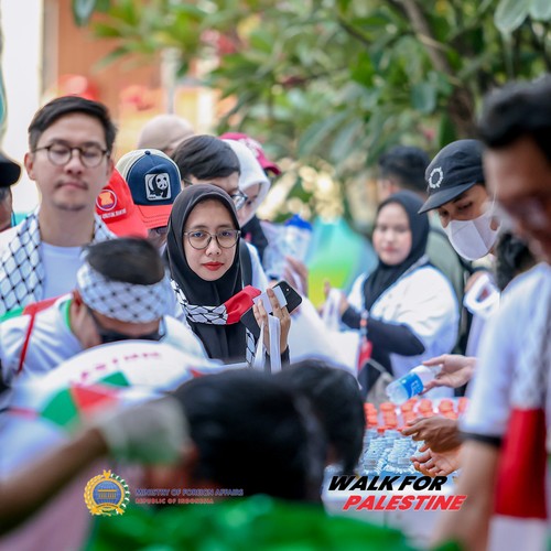 Race photo from WALK FOR PALESTINE