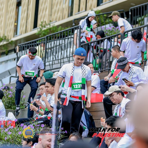 Race photo from WALK FOR PALESTINE