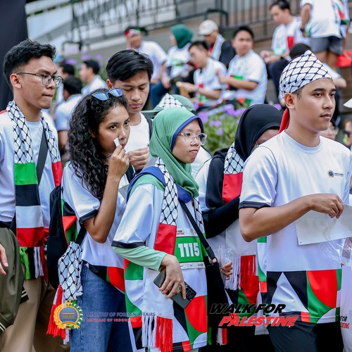Race photo from WALK FOR PALESTINE