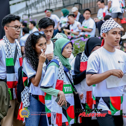 Race photo from WALK FOR PALESTINE