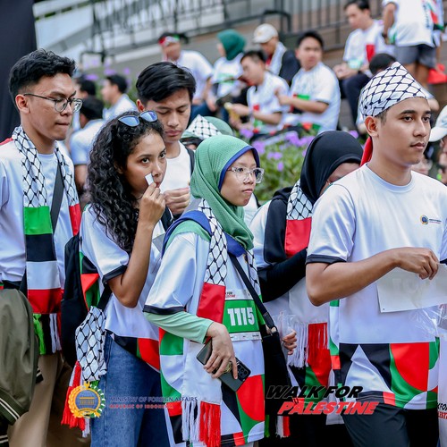 Race photo from WALK FOR PALESTINE