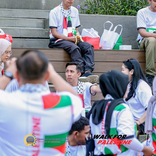 Race photo from WALK FOR PALESTINE