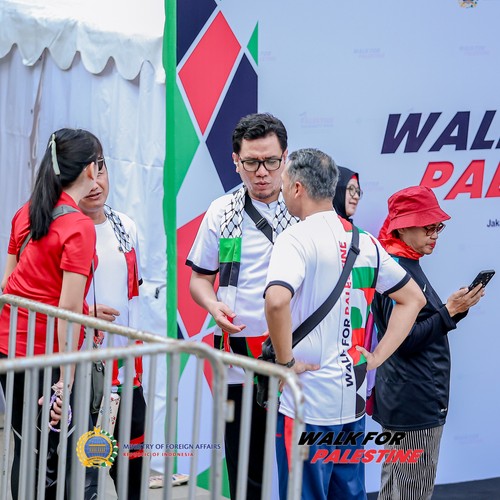 Race photo from WALK FOR PALESTINE