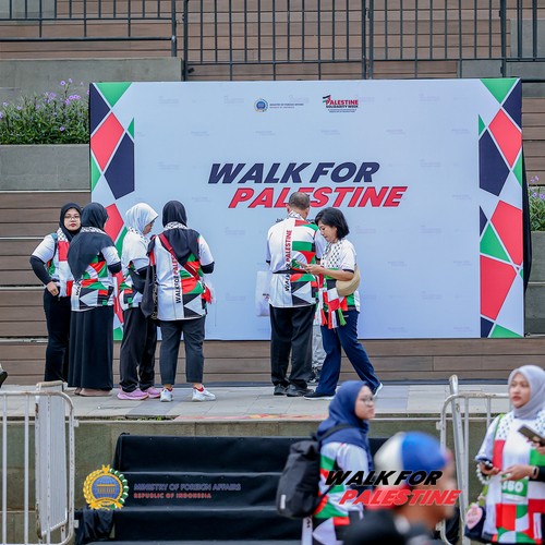 Race photo from WALK FOR PALESTINE