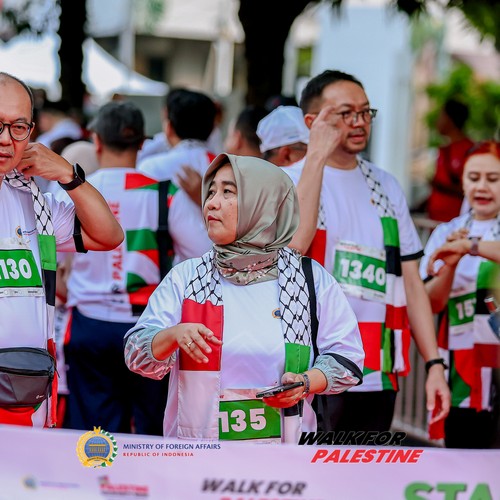 Race photo from WALK FOR PALESTINE