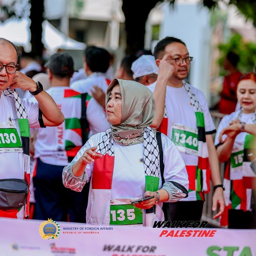 Race photo from WALK FOR PALESTINE