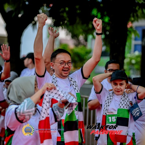 Race photo from WALK FOR PALESTINE