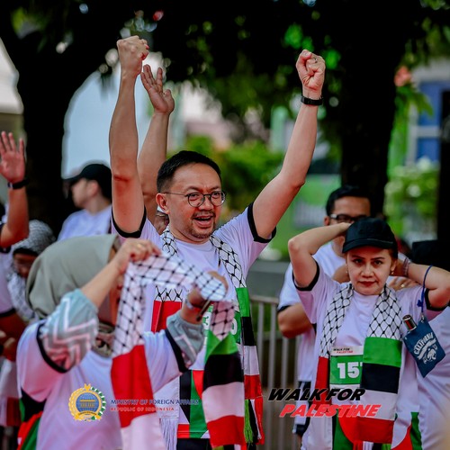 Race photo from WALK FOR PALESTINE