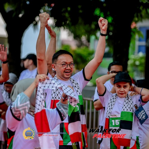 Race photo from WALK FOR PALESTINE
