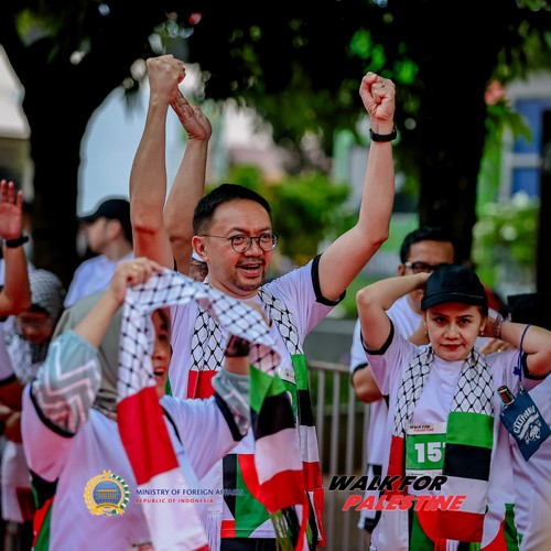 Race photo from WALK FOR PALESTINE