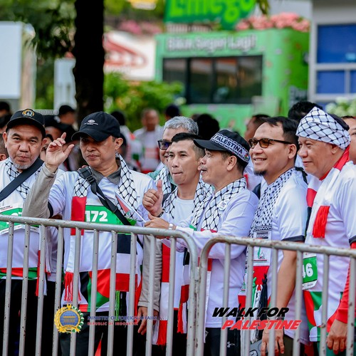 Race photo from WALK FOR PALESTINE