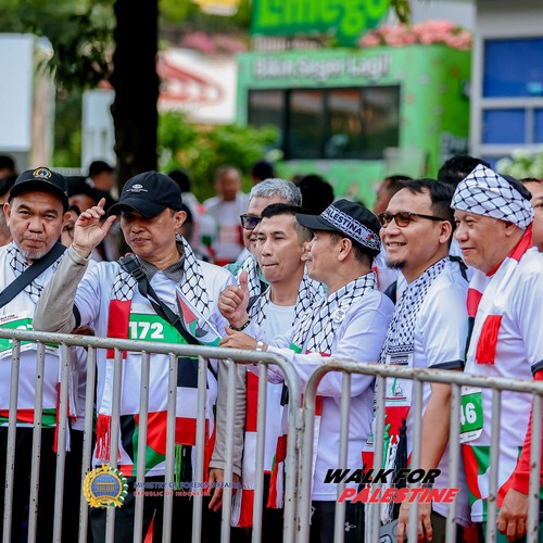 Race photo from WALK FOR PALESTINE