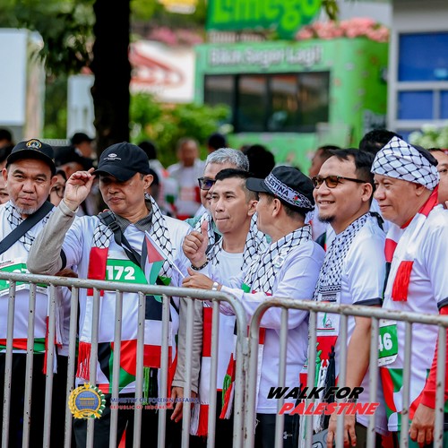 Race photo from WALK FOR PALESTINE