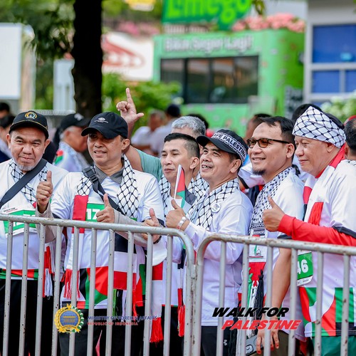 Race photo from WALK FOR PALESTINE