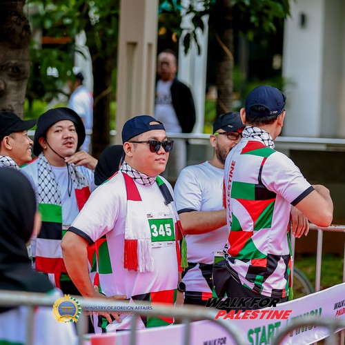Race photo from WALK FOR PALESTINE