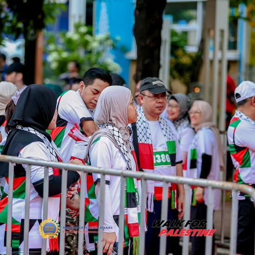 Race photo from WALK FOR PALESTINE