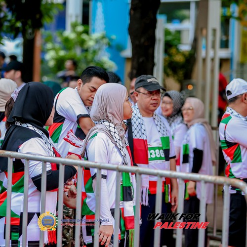 Race photo from WALK FOR PALESTINE