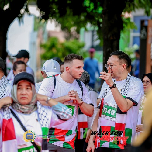 Race photo from WALK FOR PALESTINE