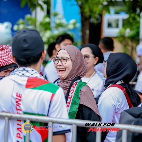 Race photo from WALK FOR PALESTINE