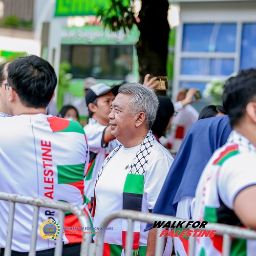 Race photo from WALK FOR PALESTINE
