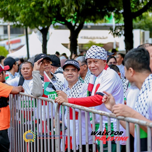 Race photo from WALK FOR PALESTINE