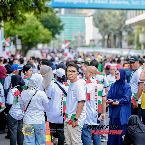 Race photo from WALK FOR PALESTINE