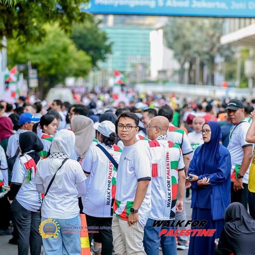 Race photo from WALK FOR PALESTINE
