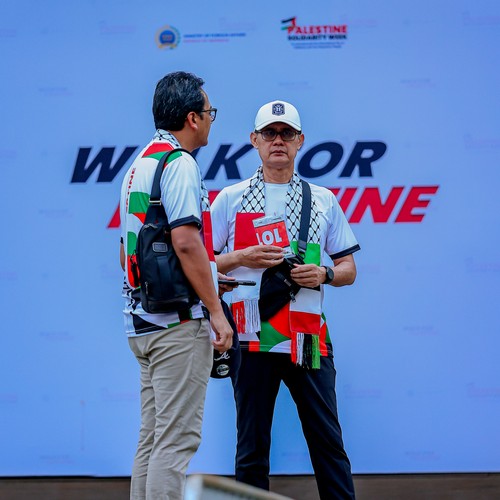 Race photo from WALK FOR PALESTINE