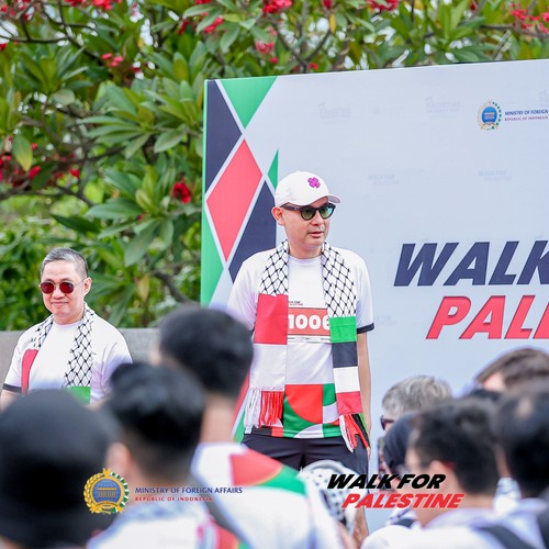 Race photo from WALK FOR PALESTINE