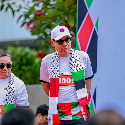 Race photo from WALK FOR PALESTINE