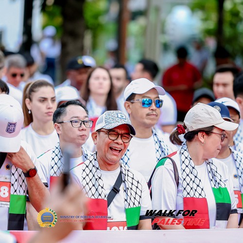 Race photo from WALK FOR PALESTINE