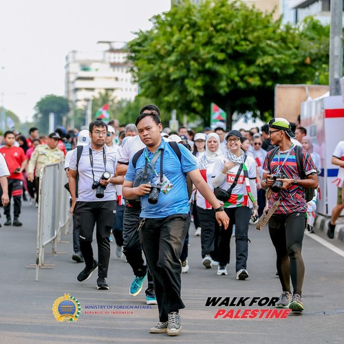 Race photo from WALK FOR PALESTINE