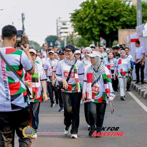 Race photo from WALK FOR PALESTINE