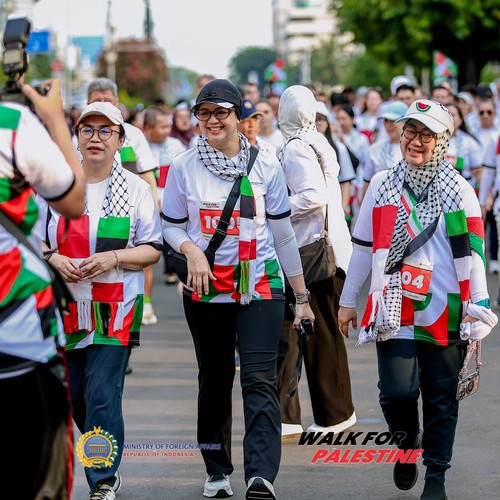 Race photo from WALK FOR PALESTINE