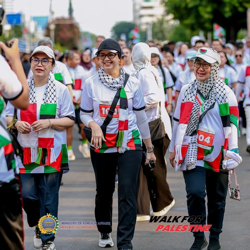 Race photo from WALK FOR PALESTINE