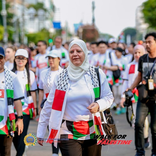 Race photo from WALK FOR PALESTINE