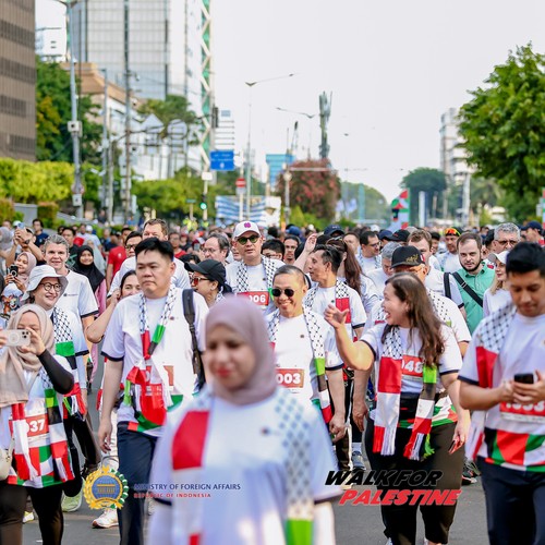 Race photo from WALK FOR PALESTINE