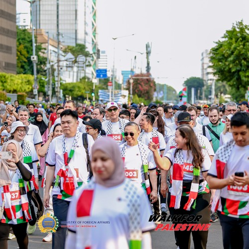 Race photo from WALK FOR PALESTINE