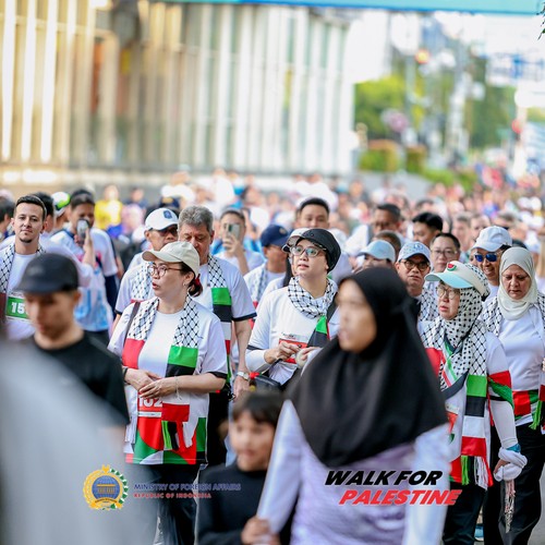 Race photo from WALK FOR PALESTINE
