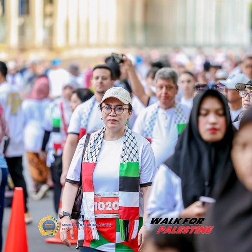 Race photo from WALK FOR PALESTINE