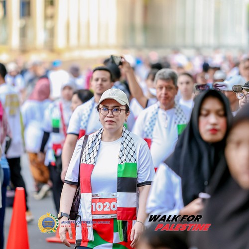 Race photo from WALK FOR PALESTINE