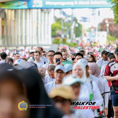 Race photo from WALK FOR PALESTINE
