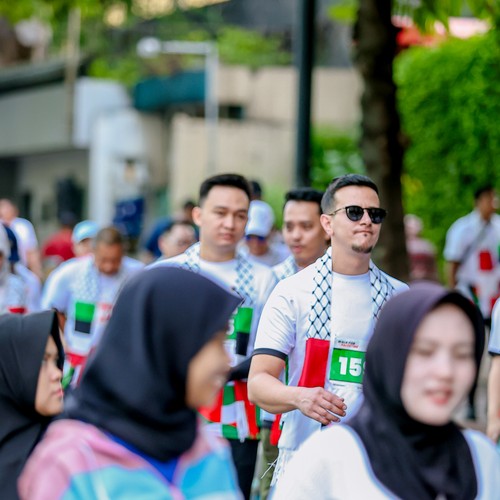 Race photo from WALK FOR PALESTINE