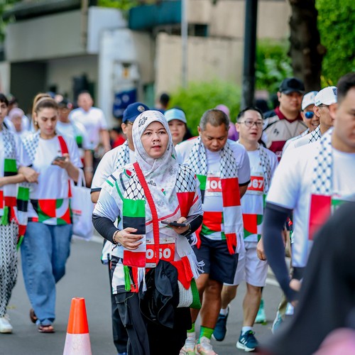 Race photo from WALK FOR PALESTINE